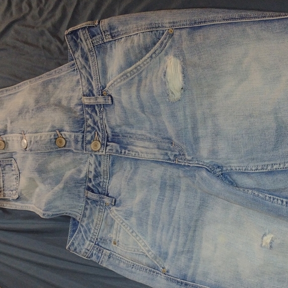 AEO Denim Overalls - Picture 4 of 9